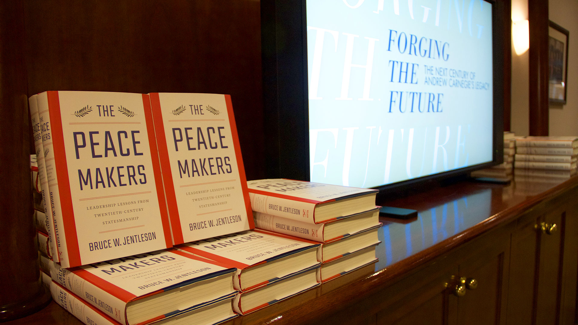The family of Carnegie institutions opened the Forging the Future series with an event that draws upon the lessons of the past century as we look — it is hoped — to forge a more peaceful future.