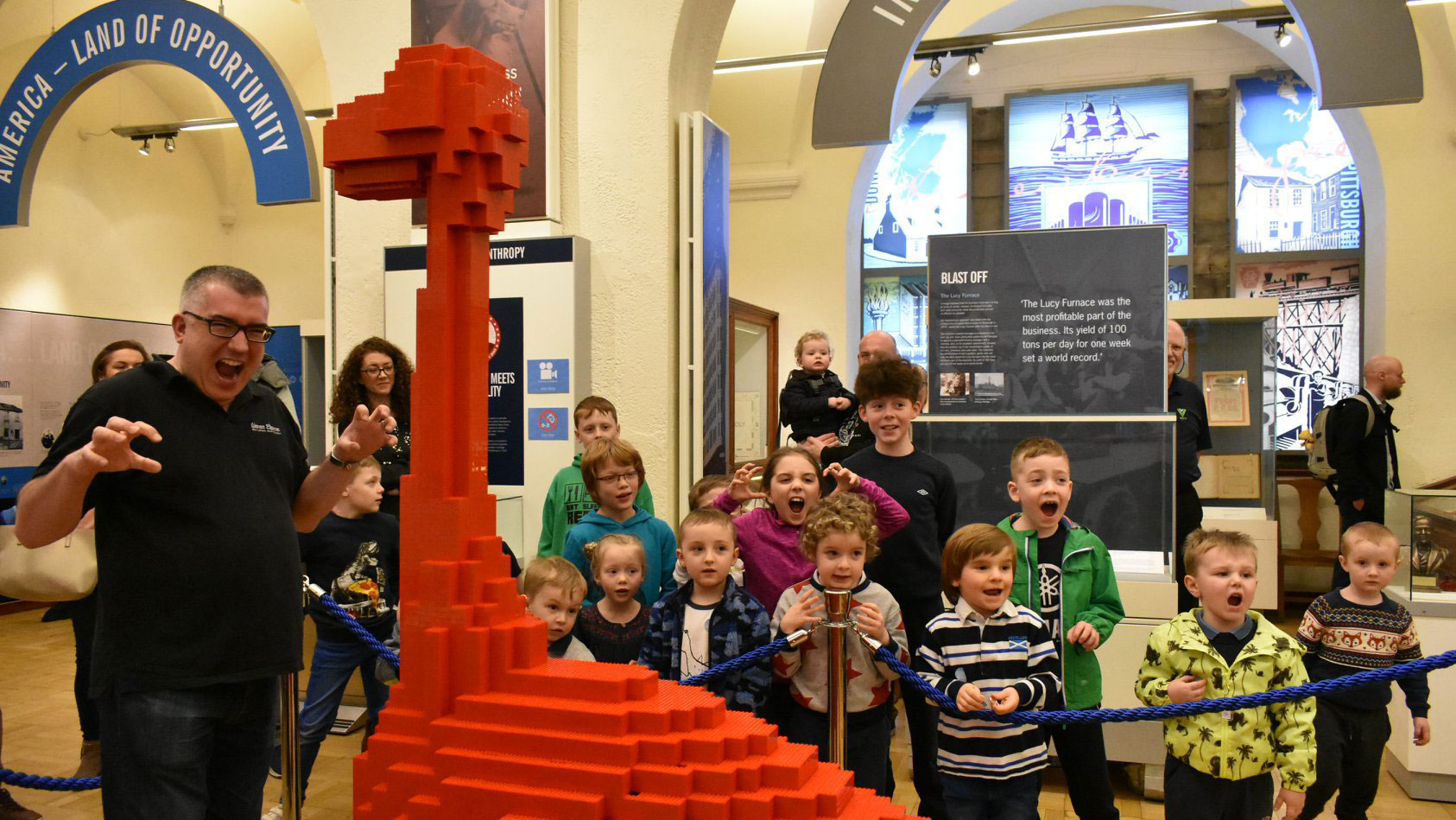 Scotland’s Dunfermline Learned About Dinosaurs, Engineering, and Collaboration When They Built a Dinosaur Made of 35,000 Lego Bricks